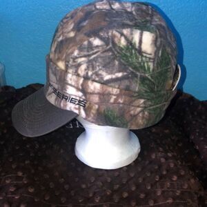 Real tree F-Series winter warm hat camo shades of brown